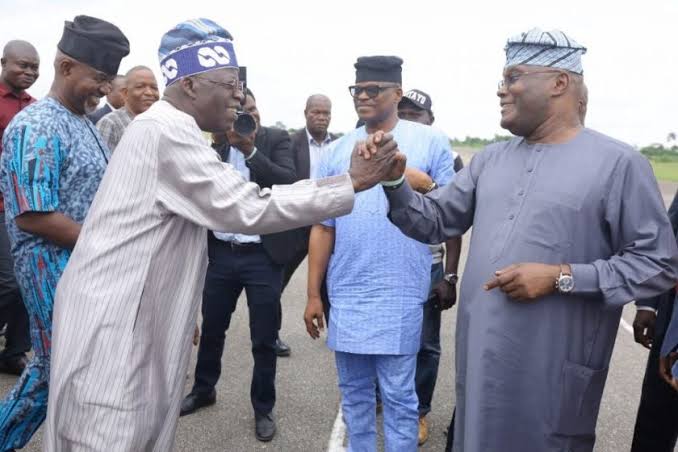 Read more about the article Tinubu congratulates Atiku, welcomes former Vice President to Presidential contest