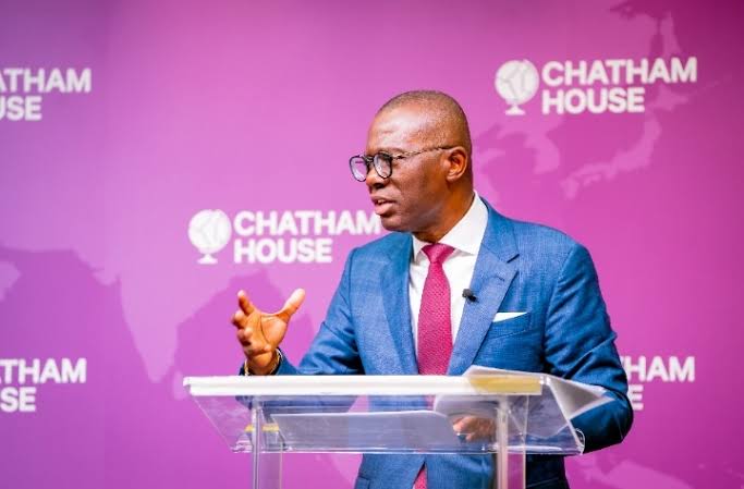 You are currently viewing <strong>SANWO-OLU AT CHATHAM HOUSE, CHARGES WORLD LEADERS ON SUSTAINABLE HEALTHCARE SYSTEM</strong>