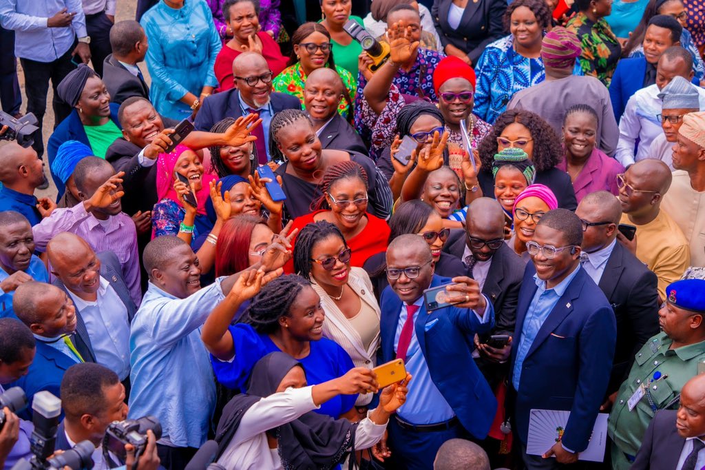 Read more about the article <strong>P</strong><strong></strong><strong>AY RISE COMING FOR LAGOS’ WORKERS – SANWO-OLU</strong>