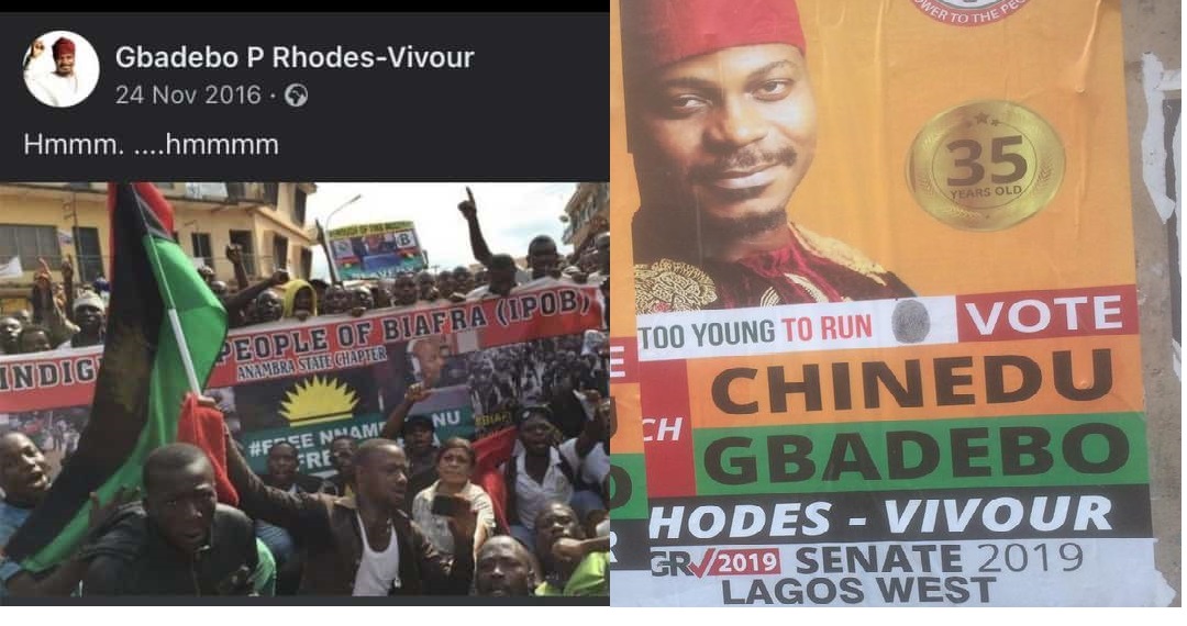 Read more about the article CHINEDU RHODES VIVOUR: THE YAHOO BOY IPOB CANDIDATE OF THE LABOUR PARTY COVETING LAGOS WEALTH.<br>By Moshood A. Abiola