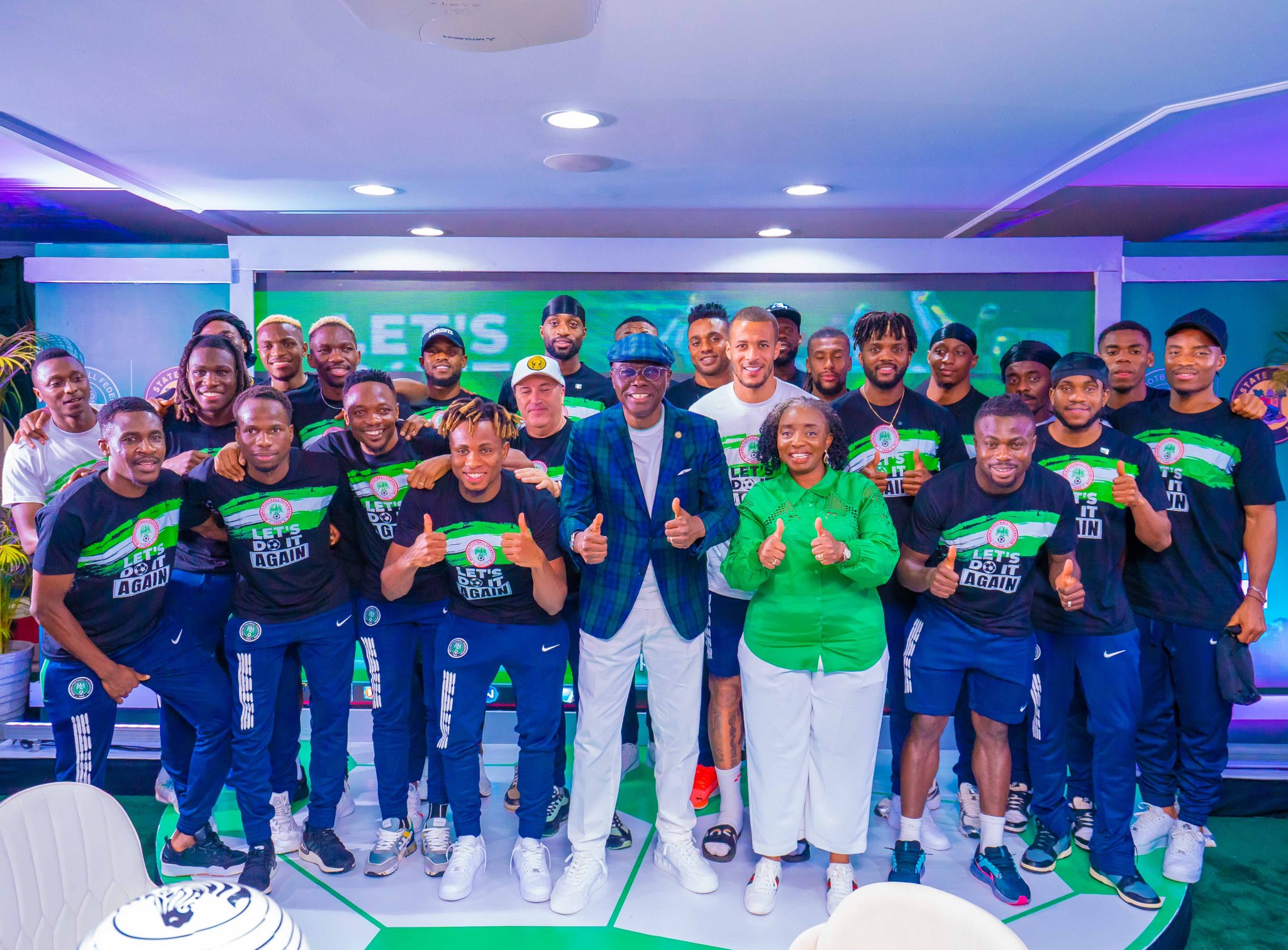 Read more about the article SANWO-OLU URGES SUPER EAGLES TO WIN NATION CUP