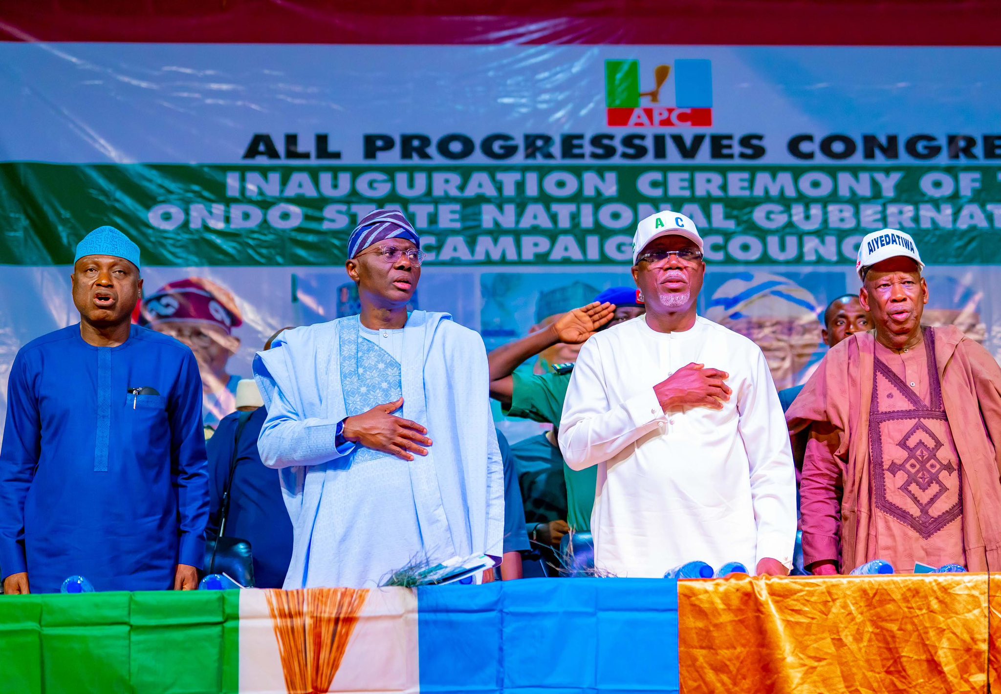 Read more about the article Lofty expectations as Sanwo-Olu leads APC guber campaign in Ondo