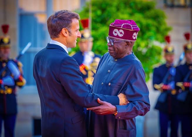 You are currently viewing Our partnership is rooted in mutual respect and shared values By Bola Tinubu and Emmanuel Macron  