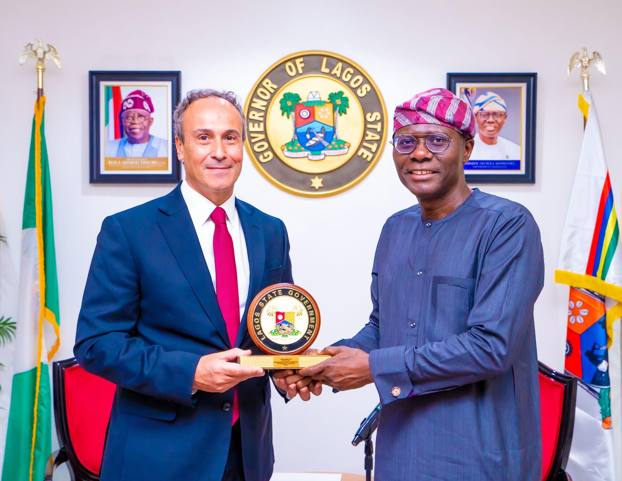 Read more about the article LAGOS’LL CONTINUOUSLY PARTNER FRANCE ON AGRICULTURE, PUBLIC TRANSPORTATION, SAYS SANWO-OLU