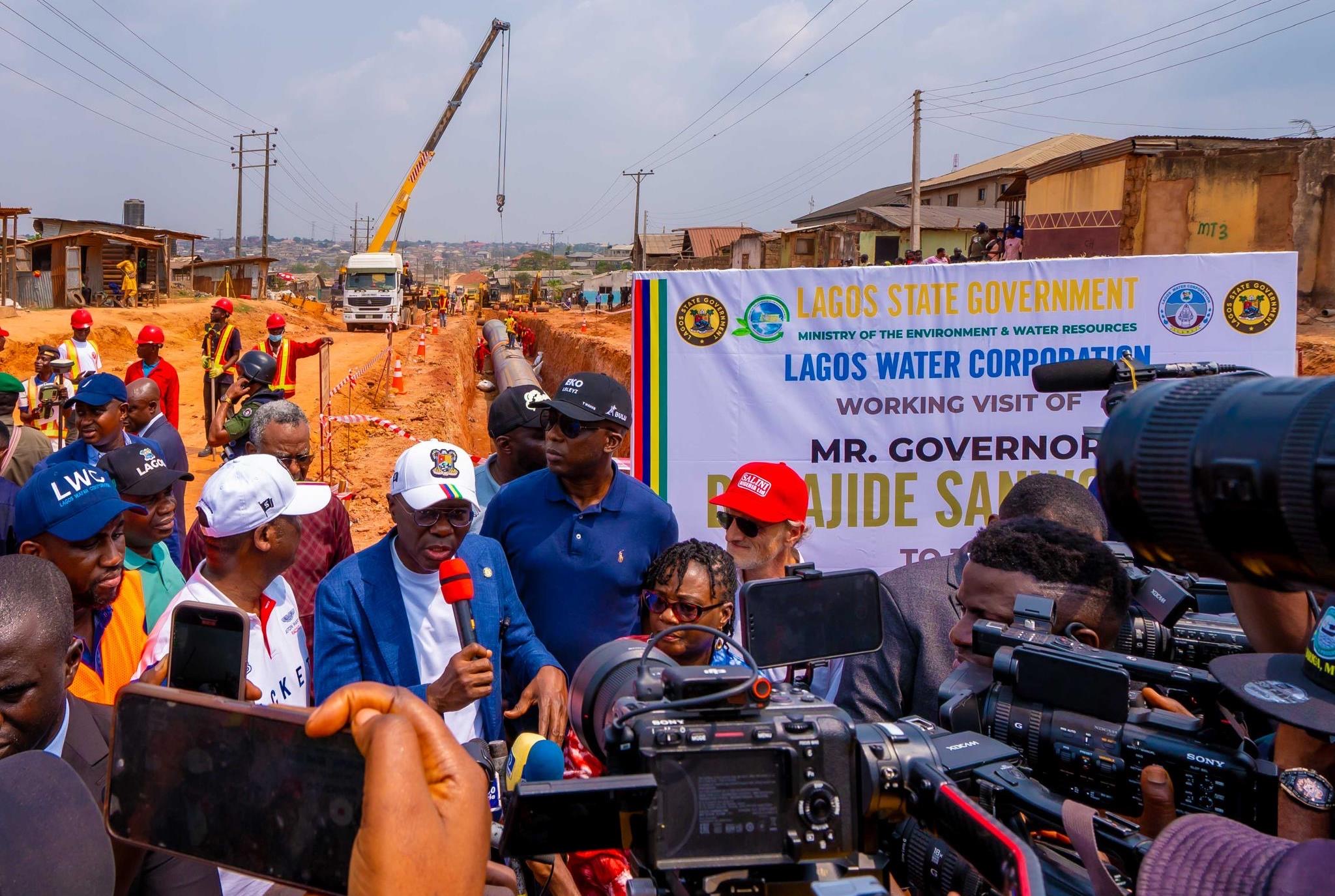 Read more about the article Lagos State Begins Installation of 8.1km Pipeline for Adiyan Water Treatment Plant