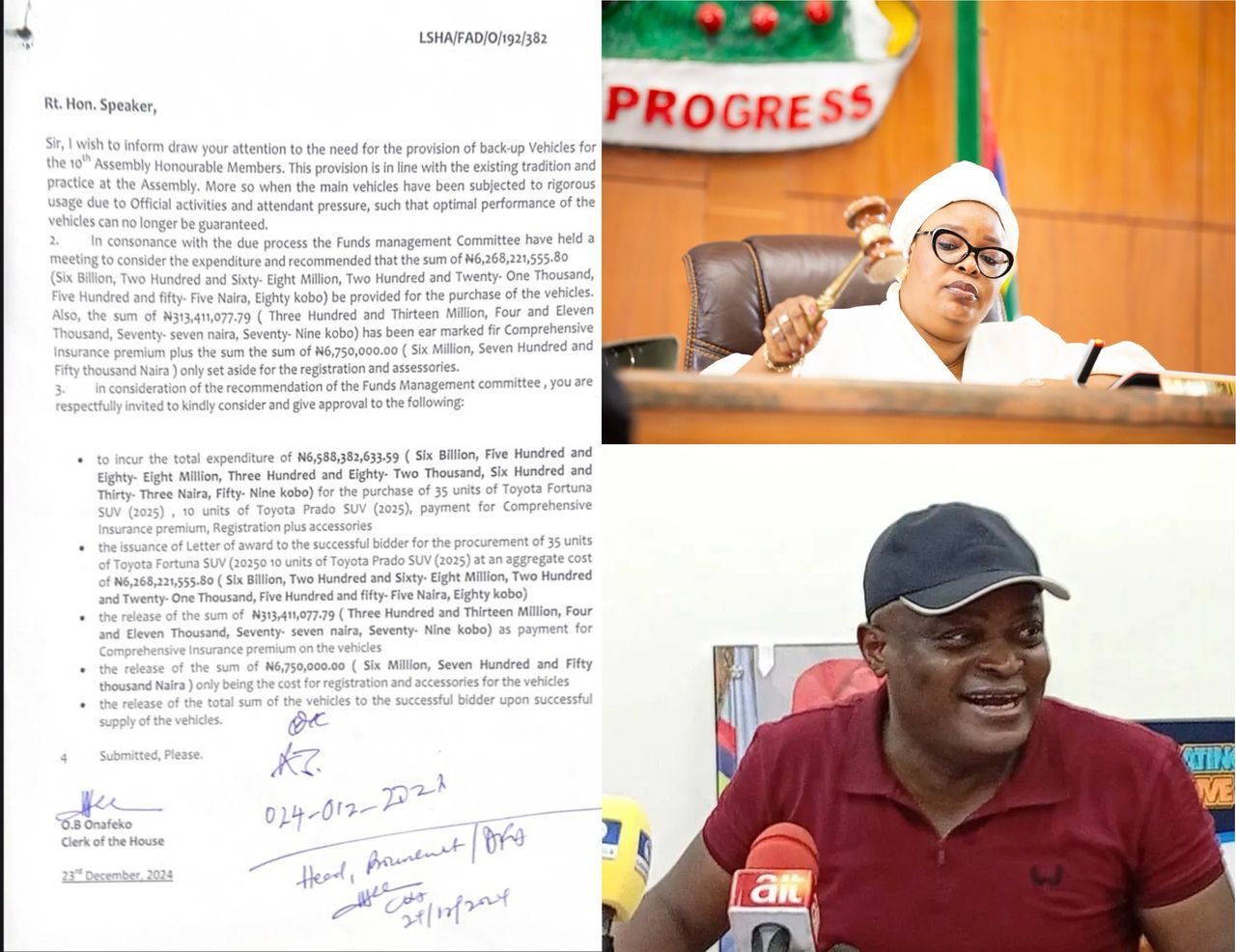 You are currently viewing TRUTH IS CONSTANT: HOW MERANDA SPENT N5B ON VEHICLES OBASA BUDGETED N7B FOR