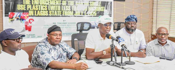 Read more about the article LASG COMMENCES IMMEDIATE ENFORCEMENT OF BAN ON CATEGORIES OF SINGLE USE PLASTICS. 