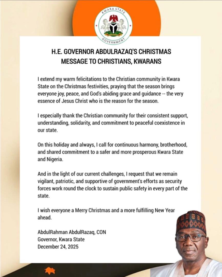 You are currently viewing Kwara Inclusion Advocates Welcome Governor AbdulRazaq’s Christmas Message