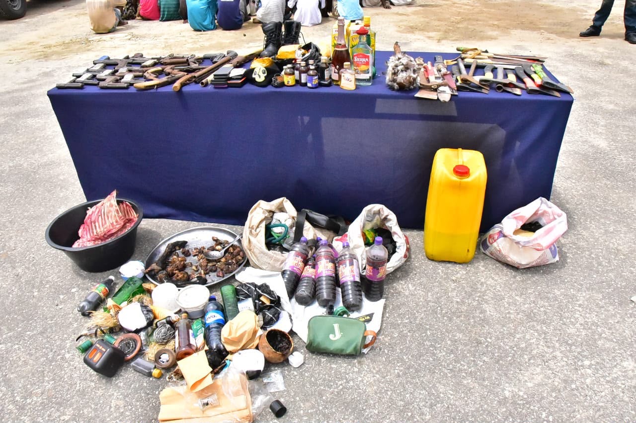 You are currently viewing LAGOS POLICE ARREST 135 SUSPECTED CULTISTS, RECOVER FIREARMS IN STATEWIDE CRACKDOWN